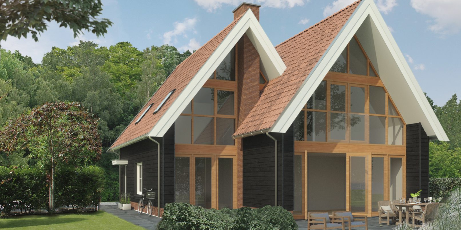 Grote Kaap-A-achter vergunning droomhuis Nieuw Vennep