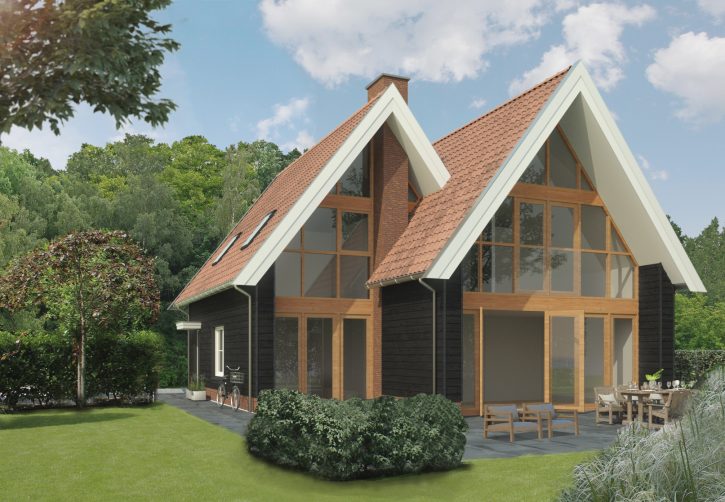 Grote Kaap-A-achter vergunning droomhuis Nieuw Vennep