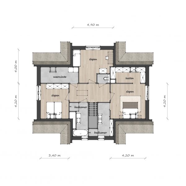 Vuurduin verd C kort